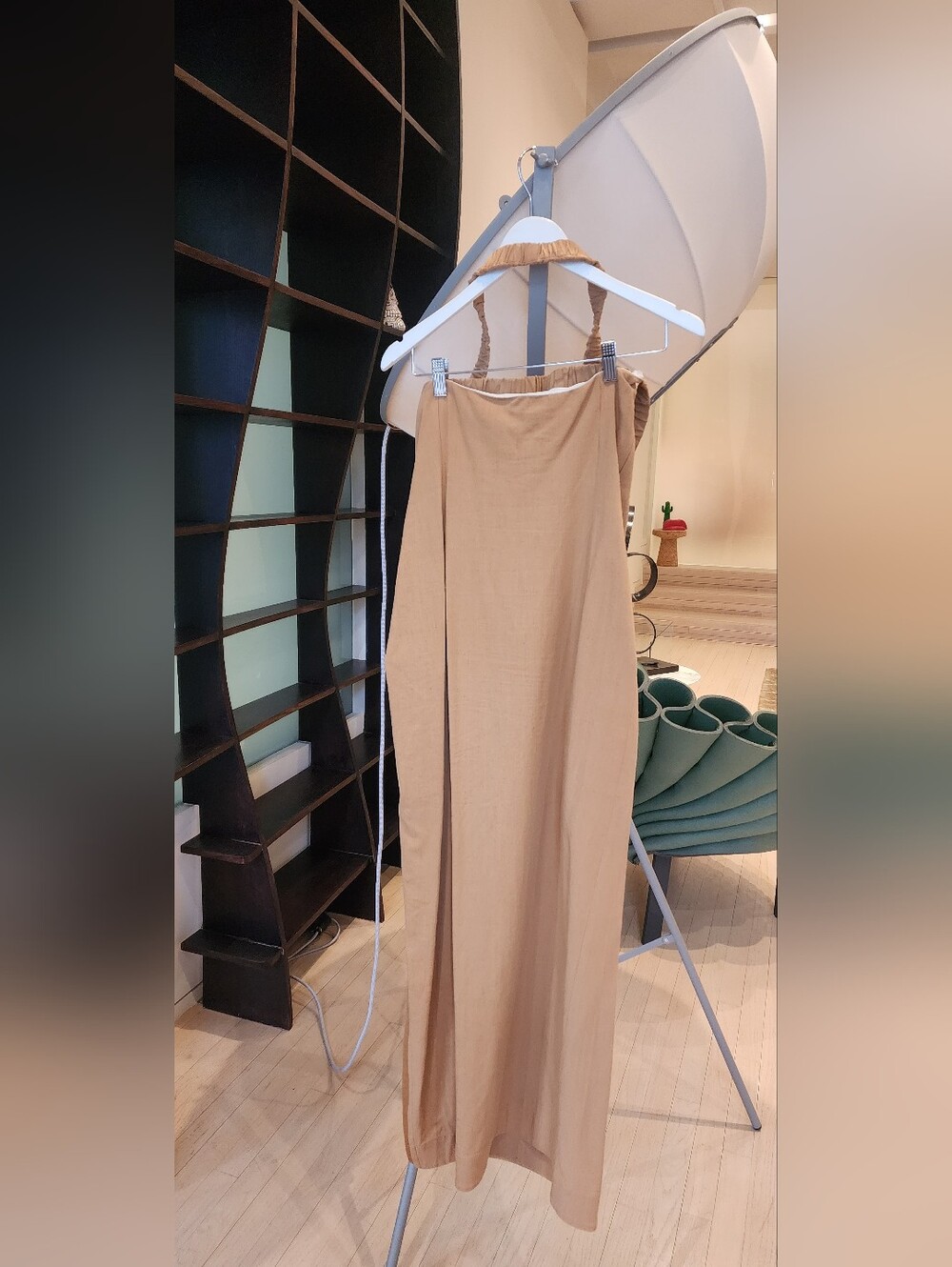 Jacquemus Tan Strapless Maxi Dress Size M - Picture 11 of 14